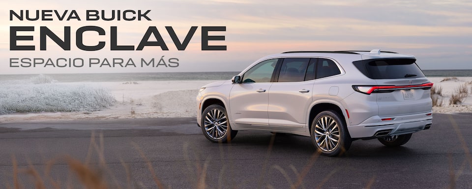 Descubre tu nueva Buick Enclave, la SUV familiar perfecta con renovado diseño exterior, tecnología a la vanguardia y espacio para más