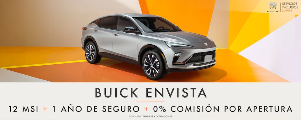 Estrena la mejor SUV premium, Buick Envista, con exclusivos beneficios: 12 MSI, 1 año de seguro y 0% comisión por apertura